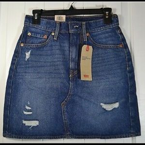 Levis Jean Mini Skirt Blue 12